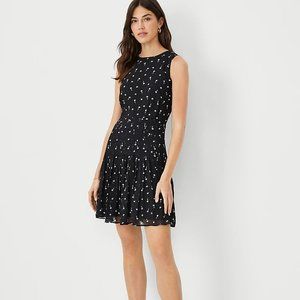 NWT Floral Pleated Flare Dress 12T